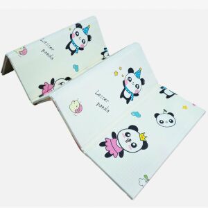 Termálna detská podložka na hranie pre 2 dievčatá, vzor flippy, medvedíkov a delfínov, s penou, vodeodolná, protišmyková, 200 cm x 180 cm x 1 cm