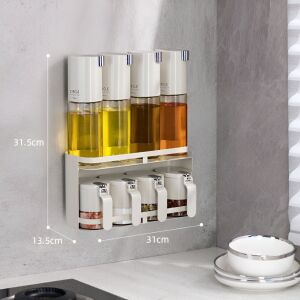 Flippy 9-częściowy stojak na przyprawy, olej, ocet, do gospodarstwa domowego, w kuchni - Przechowywanie i sortowanie