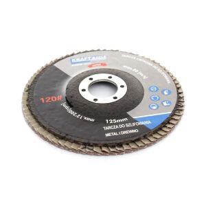Disc de șlefuit Kraft&Dele 125mm, granulație 120, pentru metal și lemn - Accesorii de șlefuire