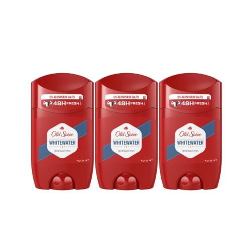 3er-Pack Old Spice Whitewater Antiperspirant Deodorant Stick, 48 Stunden Schutz
