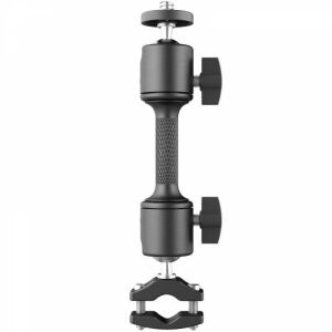 Suport dublu pivotant Surewo pentru camere de acțiune, suport oglindă motocicletă, compatibil cu GoPro Hero și Insta360 - Accesorii pentru camere de acțiune