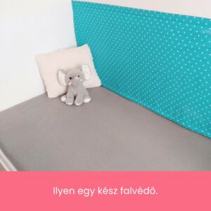 Patchwork mintás falvédő erdei állatok KÉK 129366588