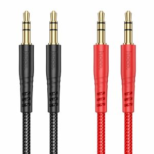 Hoco UPA24 AUX kábel 3.5mm jack - 3.5mm jack 1m - fekete 129368140 - Hoco