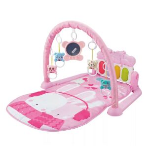 Pepita interaktive Spielmatte mit Klavier und Spielbrücke - Bunny #rosa