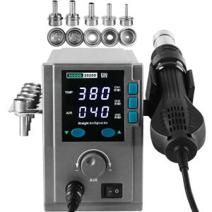 Stație de reparații cu aer cald digitală SUGON 2020D cu 5 duze - Mașini de lipit