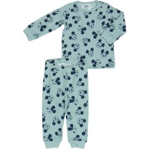 Pidžama za dječake H&M s Mickey Mouseom, veličina 74, plava boja - Moda i odjeća