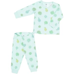 Piżama dla dziewczynek H&M rozmiar 74, zielona w owocowy wzór - H&M