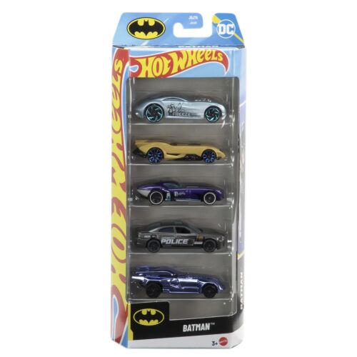 Hot Wheels Batman 5-ös fém autó szett - Autó és jármű