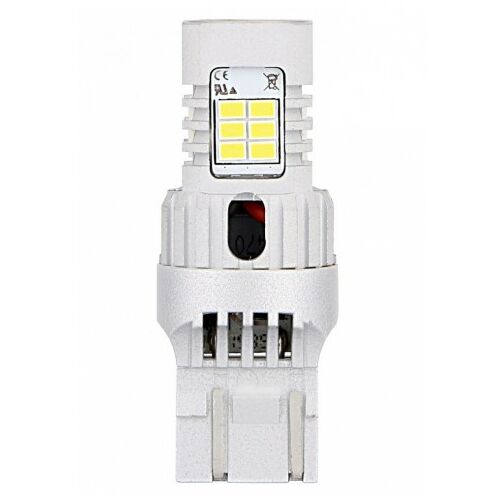 T20 Canbus LED-Lampe mit 24 SMD LEDs, weißes Licht, doppelte Intensität, für Rückleuchten, Bremsleuchten und Blinker am Auto