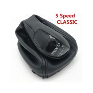 Radiace páka Mercedes-Benz C-Class W203 5-stupňová manuálna, čierna koža, klasický dizajn - Automobilové prevodovky