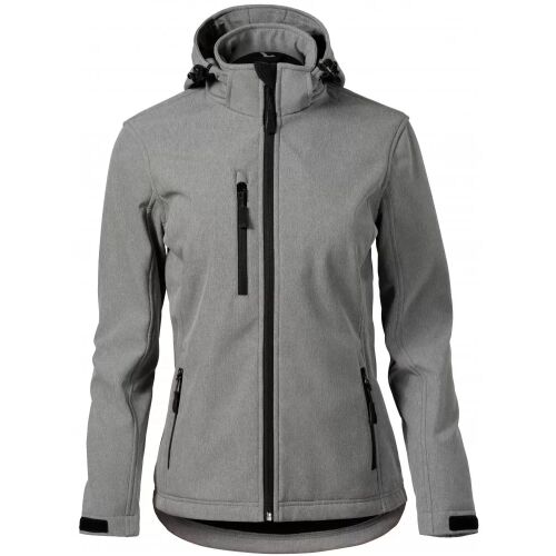 Altisport női softshell kabát, szürke, elülső nézet - Női kabát