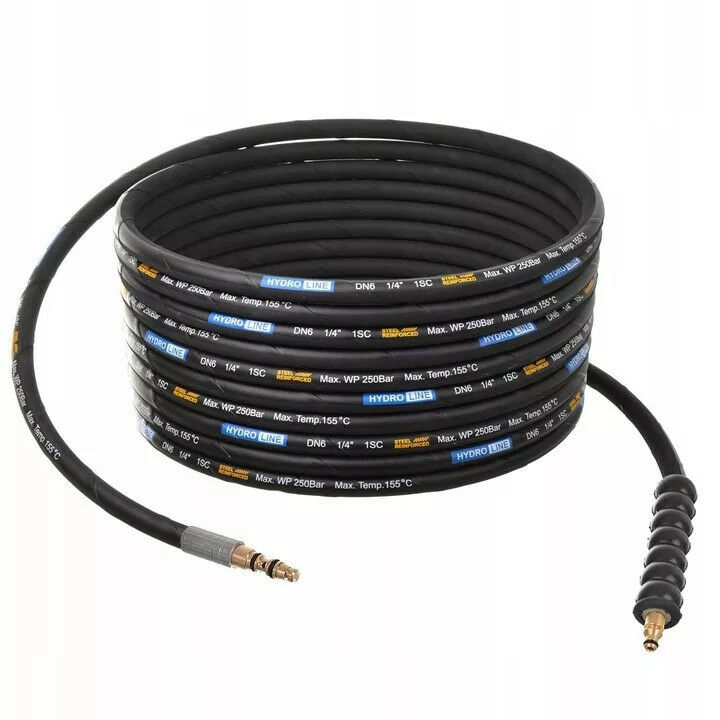 Vysokotlaková hadica Premium 15 m, pre vysokotlakové umývačky Stihl RE 130 PLUS, RE 170 PLUS DN6, 250BAR, 155 °C