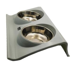 Tál kutyáknak és macskáknak, műanyag állvány, Bass Polska