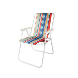 Klappbarer Campingstuhl - 75 x 51 cm - Gestreift 129499120
