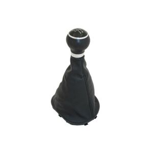 Manetă schimbător de viteze VW Touran 2003-2010 cutie de viteze manuală cu 5 trepte cu manșetă din piele - Cutii viteze auto