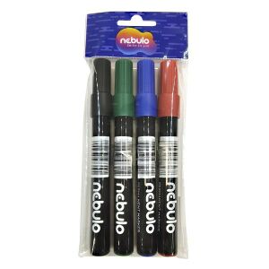 Alkoholos marker NEBULO 233-S kerek4 darabos 129502664 - Nebulo