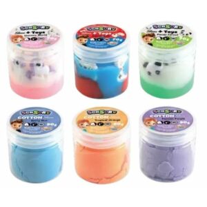 Szenzoros slime tégelyben, többféle BUKI