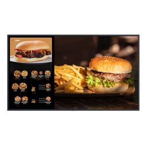 AG Neovo NSD-5503 138,7 cm (54.6") LCD Wi-Fi 500 cd/m2 4K Ultra HD Fekete Android Signage kijelző 129511098 - LFD monitor
