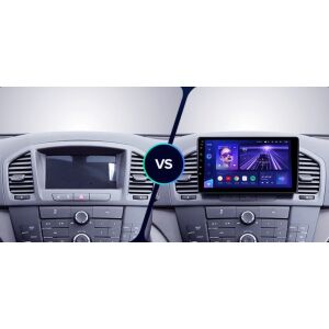 Radio auto Teyes CC3 2K pentru Opel Insignia 2008-2013, comparație înainte și după instalare - Electronica auto