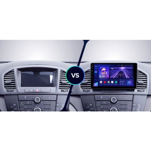 Teyes CC3 2 Din Sistem de navigatie si radio auto pentru Opel Insignia 2008-2013, inainte si dupa instalare