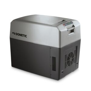 Dometic TC 35FL TropiCool Cutie termoelectrica 12/24/220V, 33 litri frigider portabil, gri și negru - Transportatori de alimente și băuturi