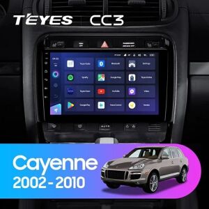 Radio auto Teyes CC3 2K Android pentru Porsche Cayenne 2002-2010 cu 4GB RAM și 64GB ROM - Navigații GPS și Unități principale