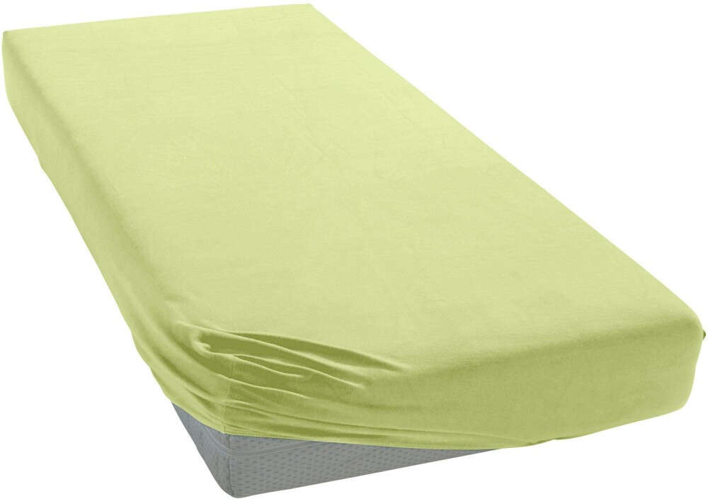 Pamut gumis Lepedő 60x120cm - lime