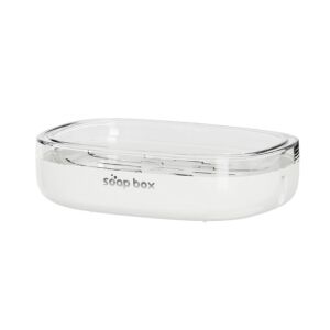 Mydelniczka Flippy, do blatu, PET, optymalny drenaż, biała 129557655