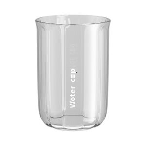 Kubek do płukania szczoteczki do zębów Flippy, 200 ml, 10,4 x 7,3 cm, przezroczysty szary 129558258