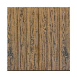 Zestaw 10 płytek tapety 3D Flippy, 70 x 70 cm, grubość 3 mm, żywica, rodzaj płytki drewnopodobnej, powierzchnia pokrycia 4,9 m2, ciemny brąz 137326755 - Flippy