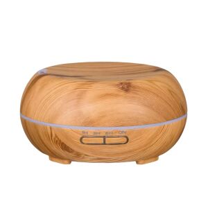 Difuzor Aromaterapie Macvi® 550 ml, Bej, cu LED 7 culori si functie de umidificator