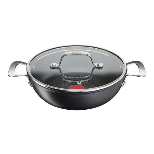 Тенджера Tefal Excellence 26cm с капак, изглед под ъгъл