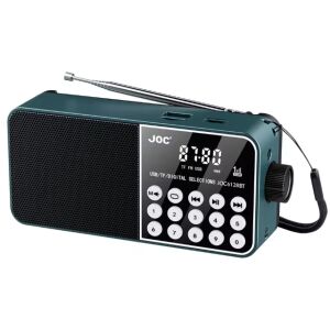JOC hordozható Bluetooth hangszóró FM rádióval és LED kijelzővel - Rádió