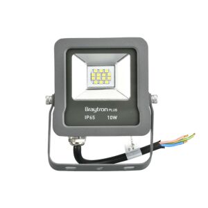 Proiector led 10W SMD, 800lm, IP65, lumina rece 6500K, Gri, Braytron 129568181 - Reflectoare și lămpi de lucru
