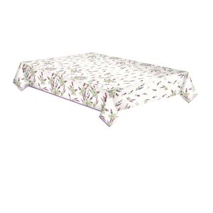 Față de masă de hârtie Levendula Twigs 120x180 cm, model floral lavandă - Fețe de masă