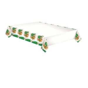 Față de masă din hârtie Dinoszaurusz Crazy, 120x180 cm, decorațiune de petrecere cu tematică dinozaur - Fețe de masă