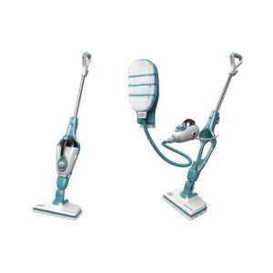 Black+Decker 9-v-1 Parný mop, FSMH1351SM-QS, čistenie viacerých povrchov, parný mop, čistenie podláh, čistenie čalúnenia, čistenie okien, čistenie špár, čistenie dlaždíc, čistenie kobercov - Parné čističe