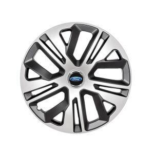 Set de 4 capace de roți Raven gri-negru R15 pentru autoturisme Ford - Vehicule & Piese