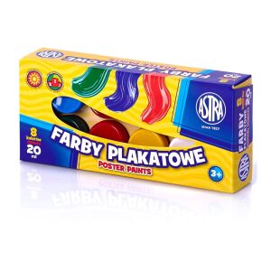 ASTRA Temperafestékek tégelyben 8x20ml, 83112903 129572435 - Tempera