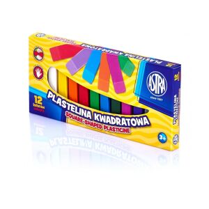 ASTRA gyurma négyzet 12 színben, 83813908