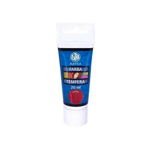 Artea Tempera festék, 20 ml-es tubus, Kármin / Bíborvörös, 307118005 - Tempera