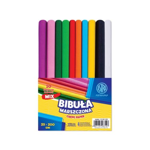 Zerknittertes Löschpapier 25x200 cm Mix (10 Stück) ASTRA 129572890