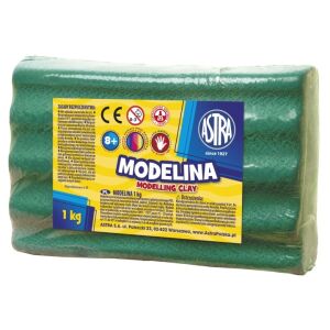 ASTRA Oven modelling compound MODELINA 1kg Sötétzöld, 304111008 129572963 - Astra