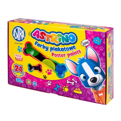 Iskolai temperafestékek Astrino tégelyben, 24x20ml, 301221005 129572981