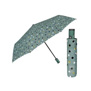 Női mini esernyő Perletti Technology pöttyös mintával / zöld, 21780 129573404 - Esernyő
