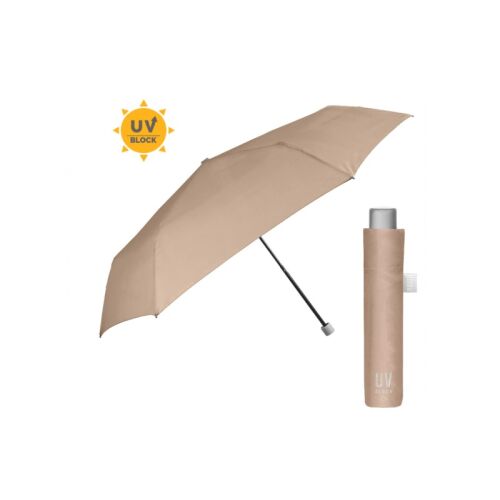 Összecsukható esernyő UV szűrővel Perletti Time / Marrone Pastello, 26409 129573409