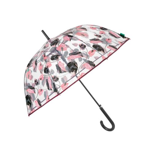 Női átlátszó esernyő levél motívummal Perletti, 61cm, 26390 129573536