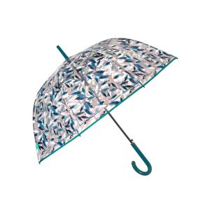Női átlátszó esernyő zöld levél motívummal Perletti Time, 61cm, 26388 129573538 - Esernyő