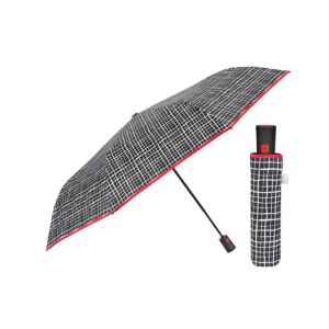 Time, Női összecsukható esernyő Bianco/Nero, 26369 129573645 - Esernyő