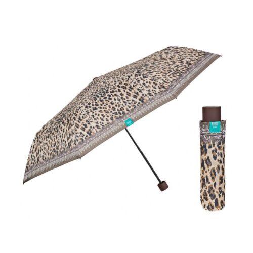 Time, Női összecsukható esernyő Leopardato, 26328 129573647